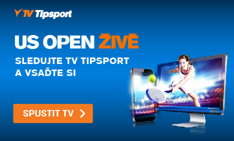 Sledujte zápasy US Open ŽIVĚ a online!  Založte si účet u Tipsportu a získejte zdarma 150 Kč a k tomu bonus až 50 000 Kč!