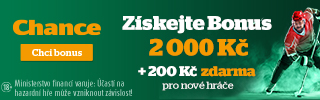 Vsaď si u Chance a získej 200 Kč ZADARMO!